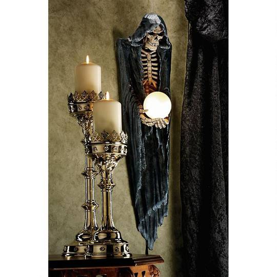 The Grim Reaper Illuminated Wall Sculpture
